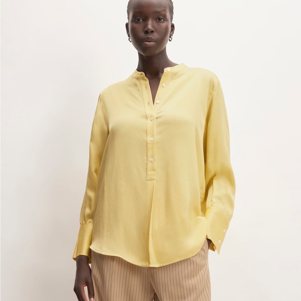Everlane Light Yellow Women's Blouse